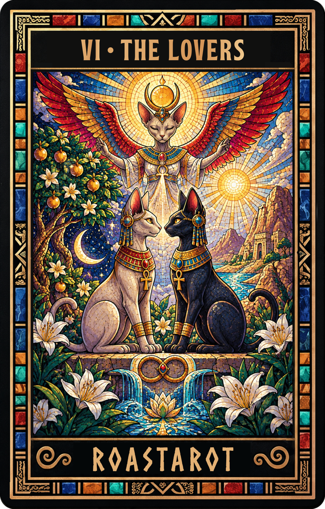 The Lovers tarot card