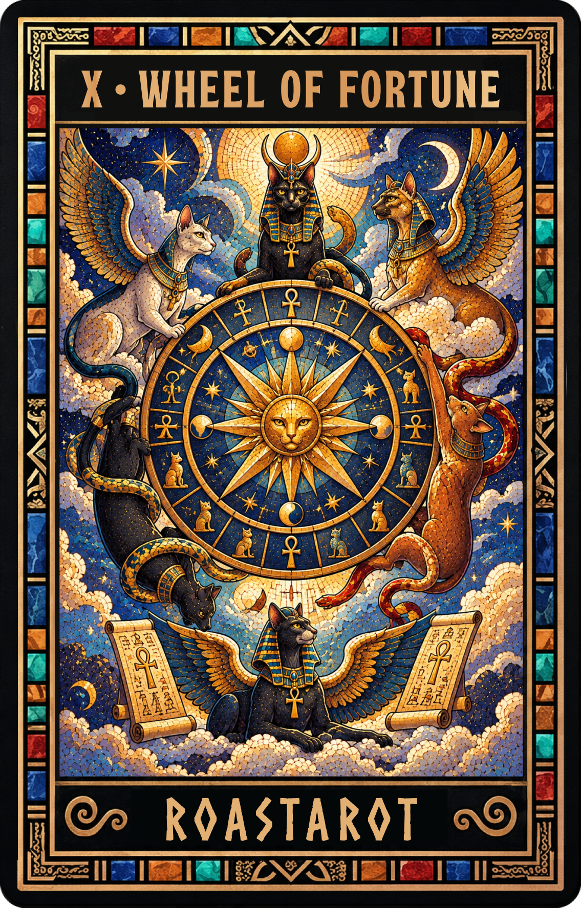 Wheel of Fortune tarot card